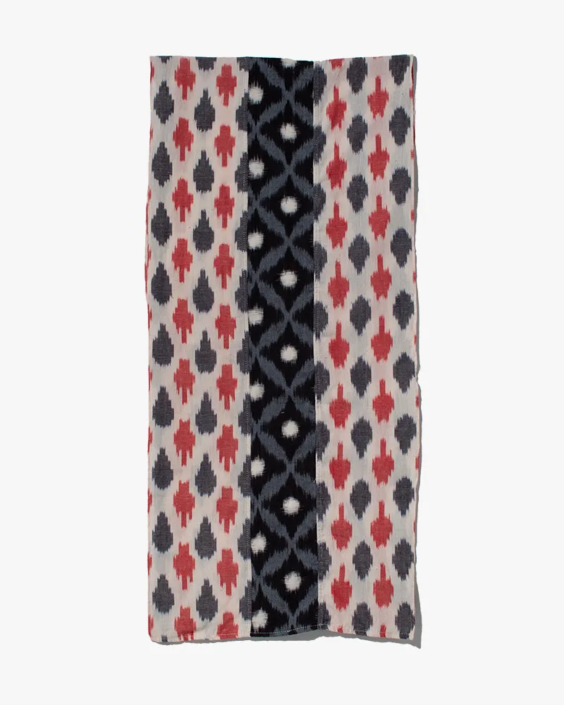 Kiriko Original Scarf, Triple Split, Indian Kasuri, #8 sold by Kiriko product image thumbnail 3