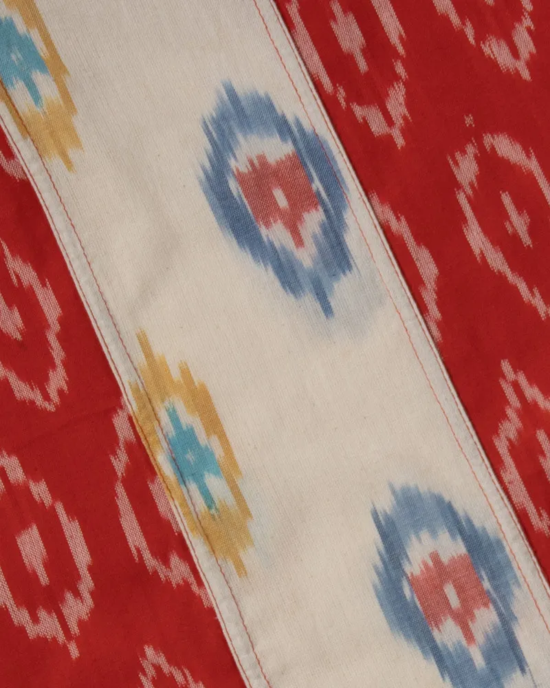 Kiriko Original Scarf, Triple Split, Indian Kasuri, #9 sold by Kiriko product image thumbnail 3