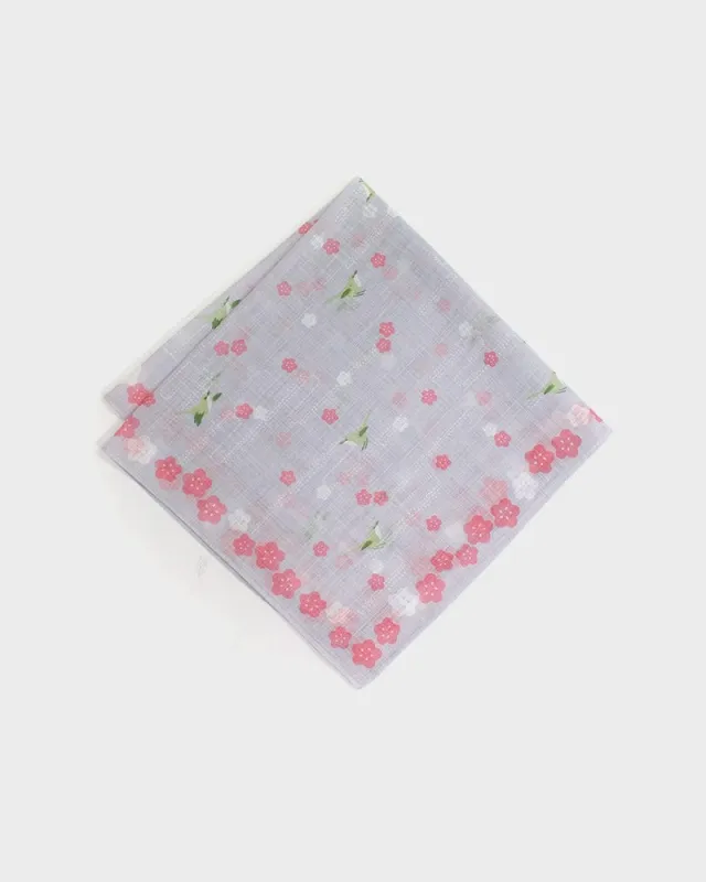 Japanese Handkerchief, Classic, Fushiito, Plum Blossoms made by Kiriko