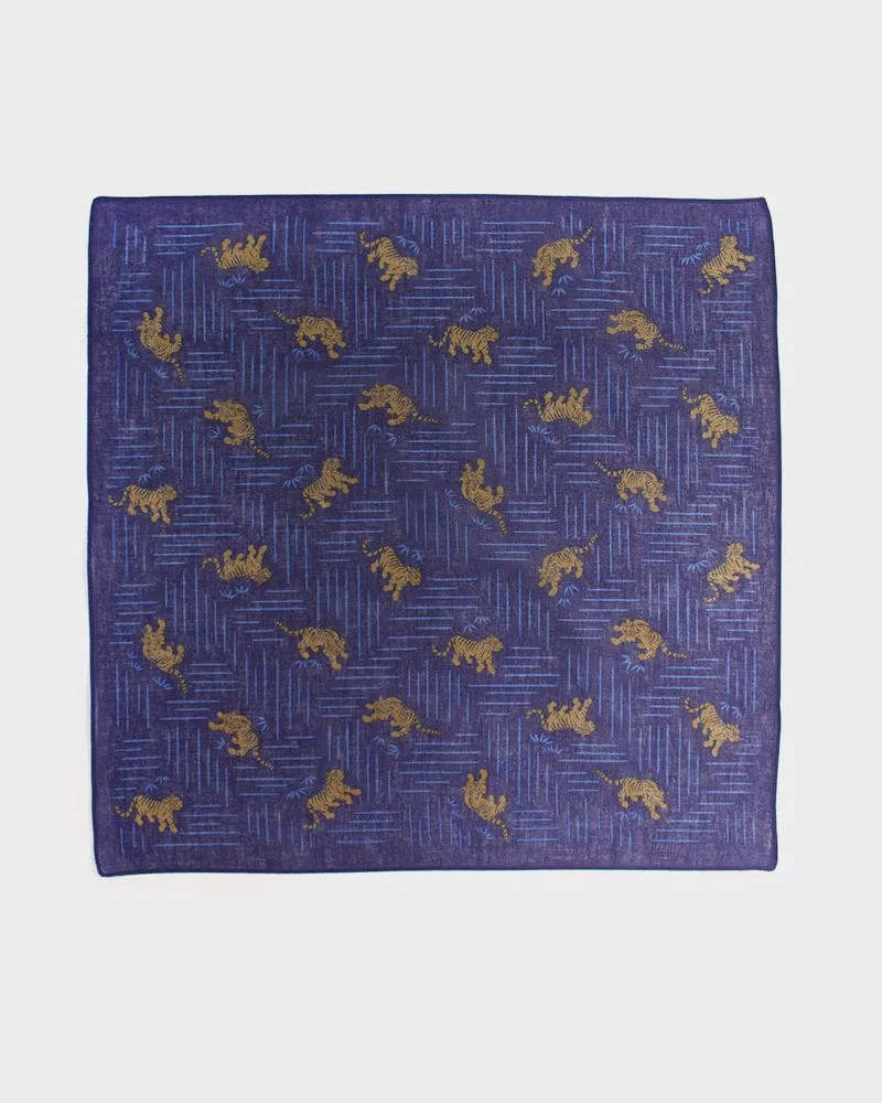 Japanese Handkerchief, Classic, Fushiito, Tora sold by Kiriko product image thumbnail 2