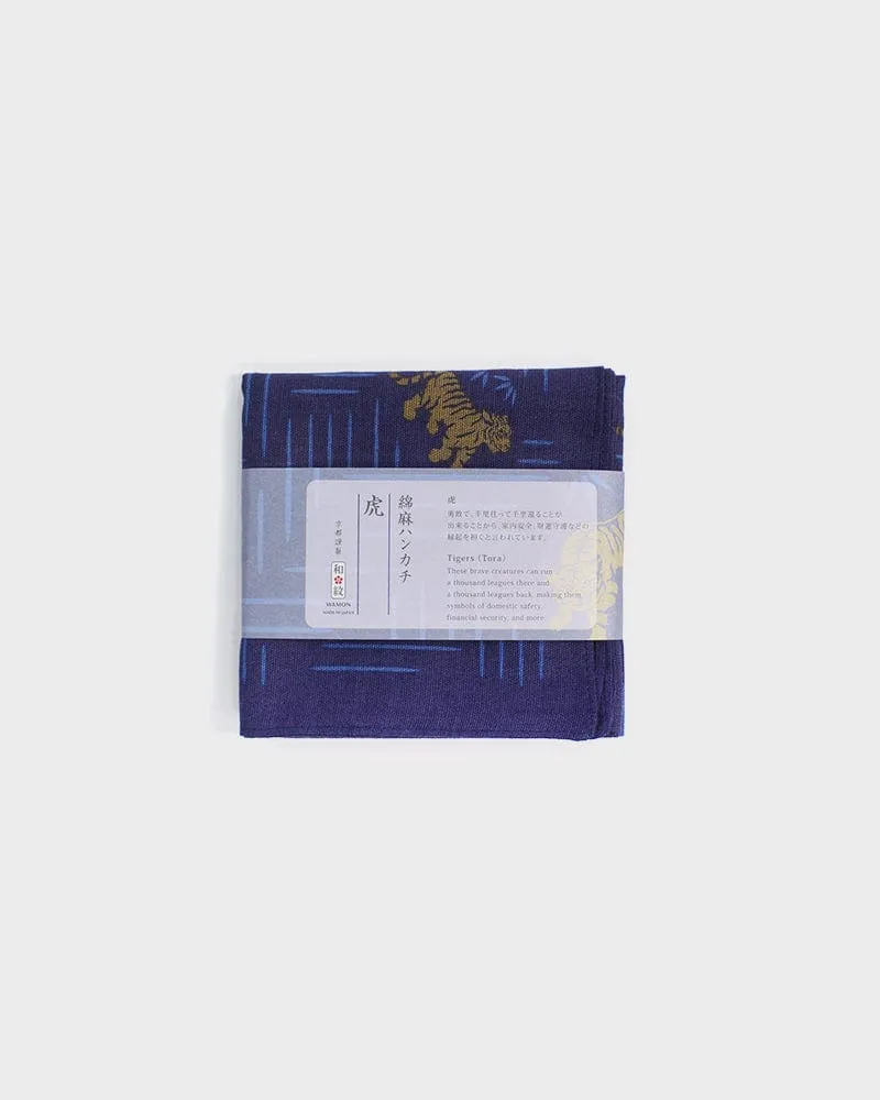 Japanese Handkerchief, Classic, Fushiito, Tora sold by Kiriko product image thumbnail 4