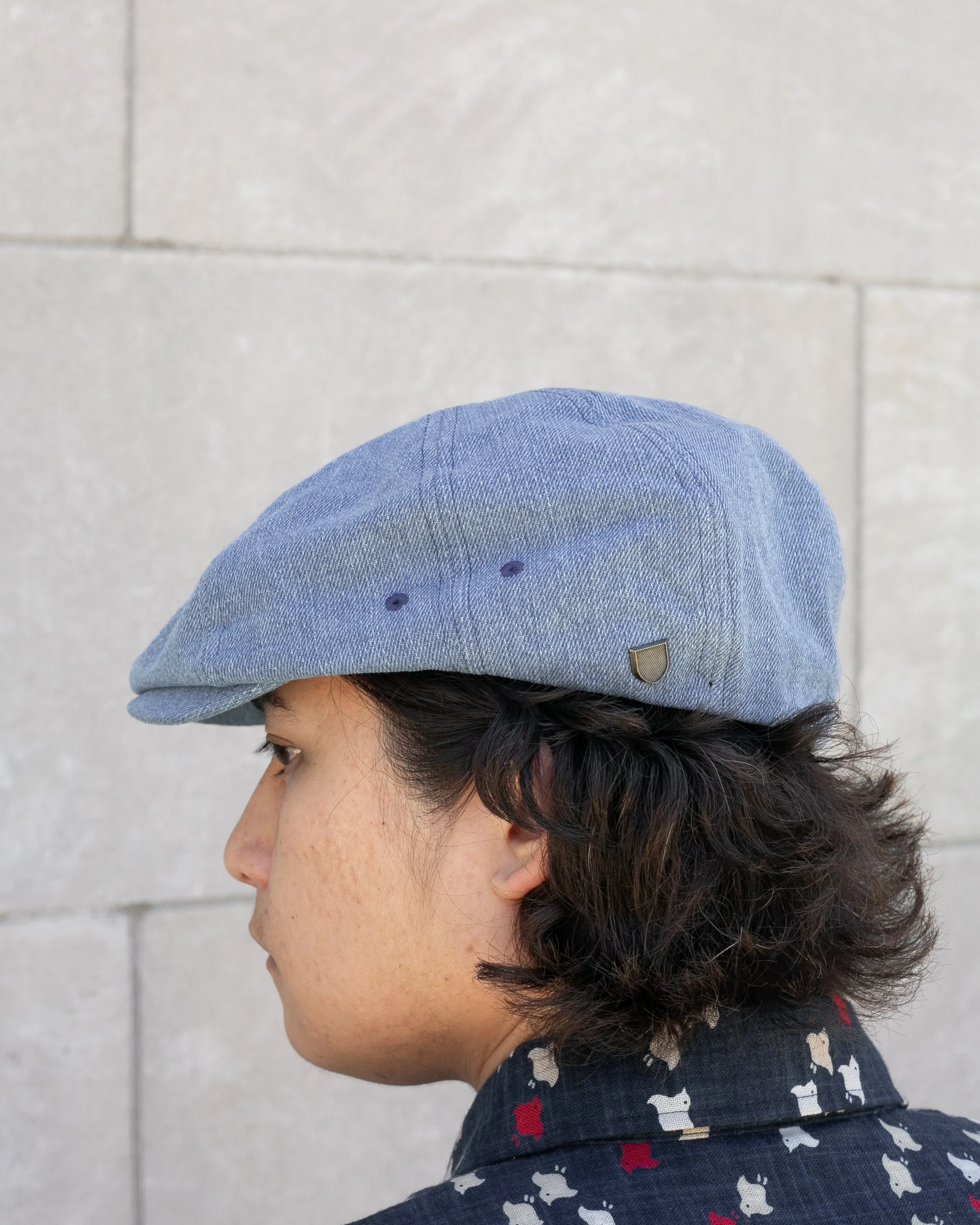 Newsboy Cap, Brixton, Brood, Denim sold by Kiriko product image thumbnail 2