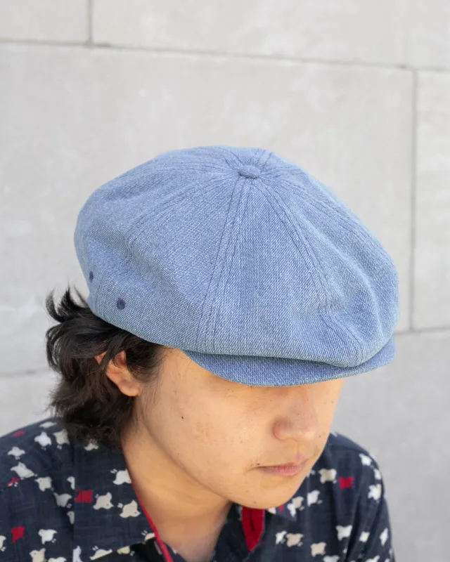 Newsboy Cap, Brixton, Brood, Denim sold by Kiriko