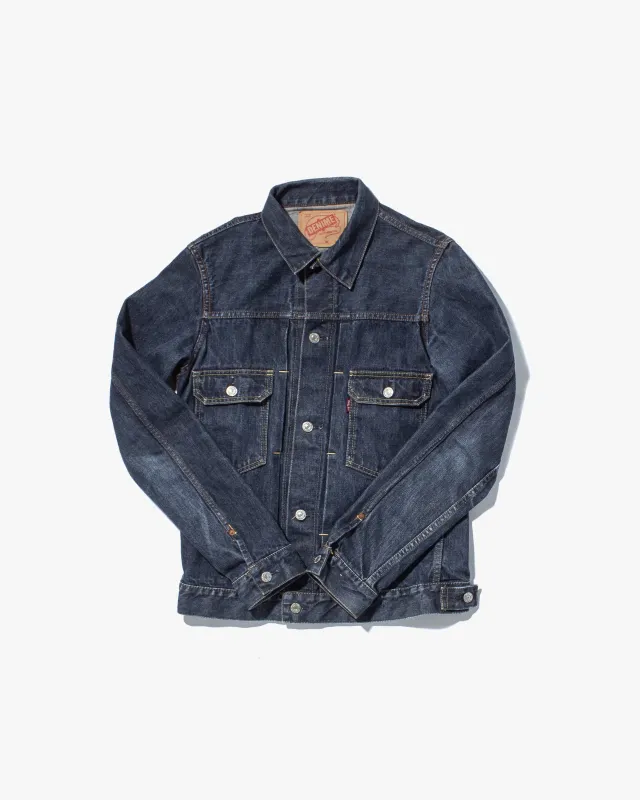 Japanese Repro Type 2 Selvedge Denim Trucker Jacket, Denime Brand sold by Kiriko