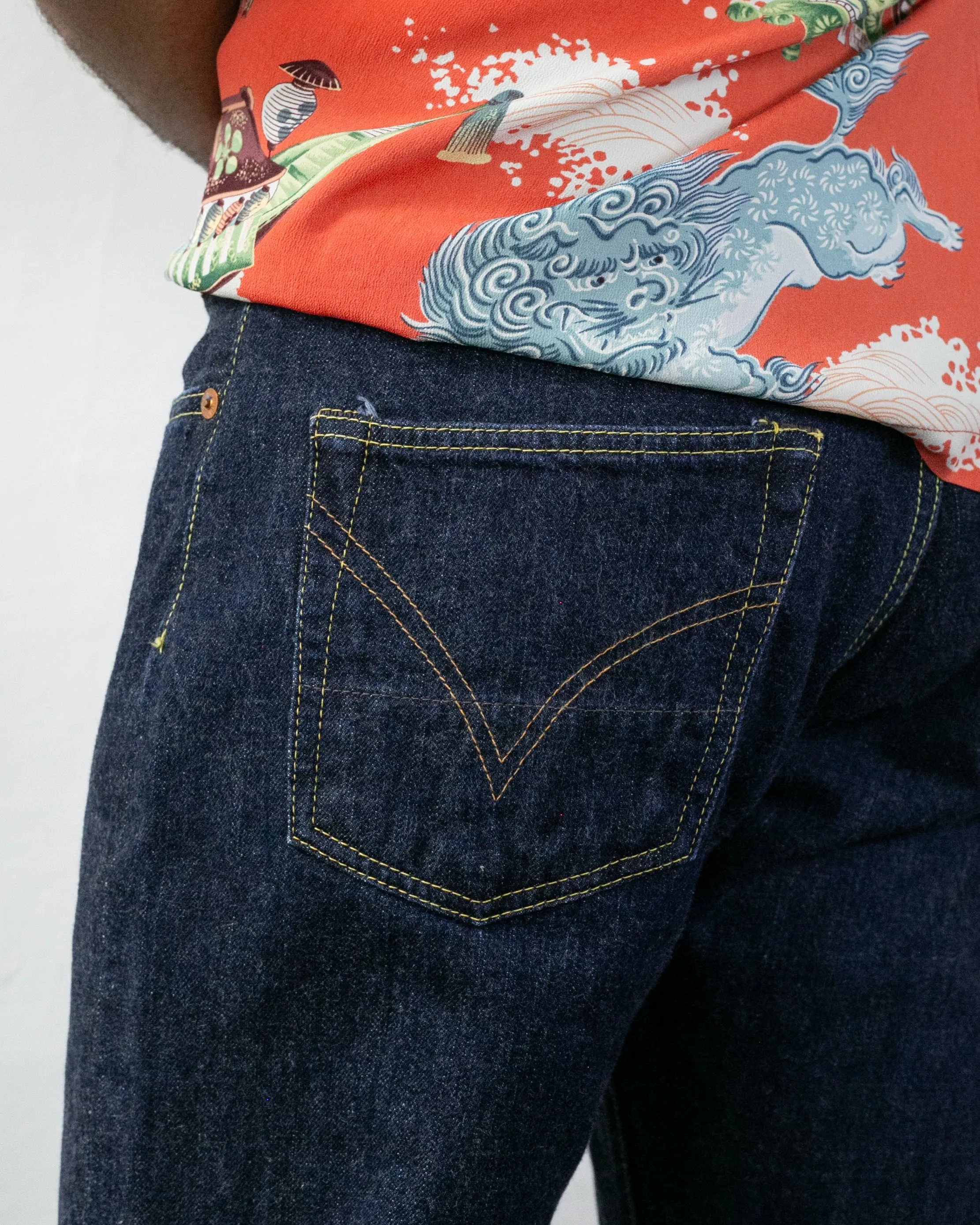 Japanese Repro Selvedge Denim Jeans, Real McCoy's Brand - 34 x 34 sold by Kiriko product image thumbnail 4