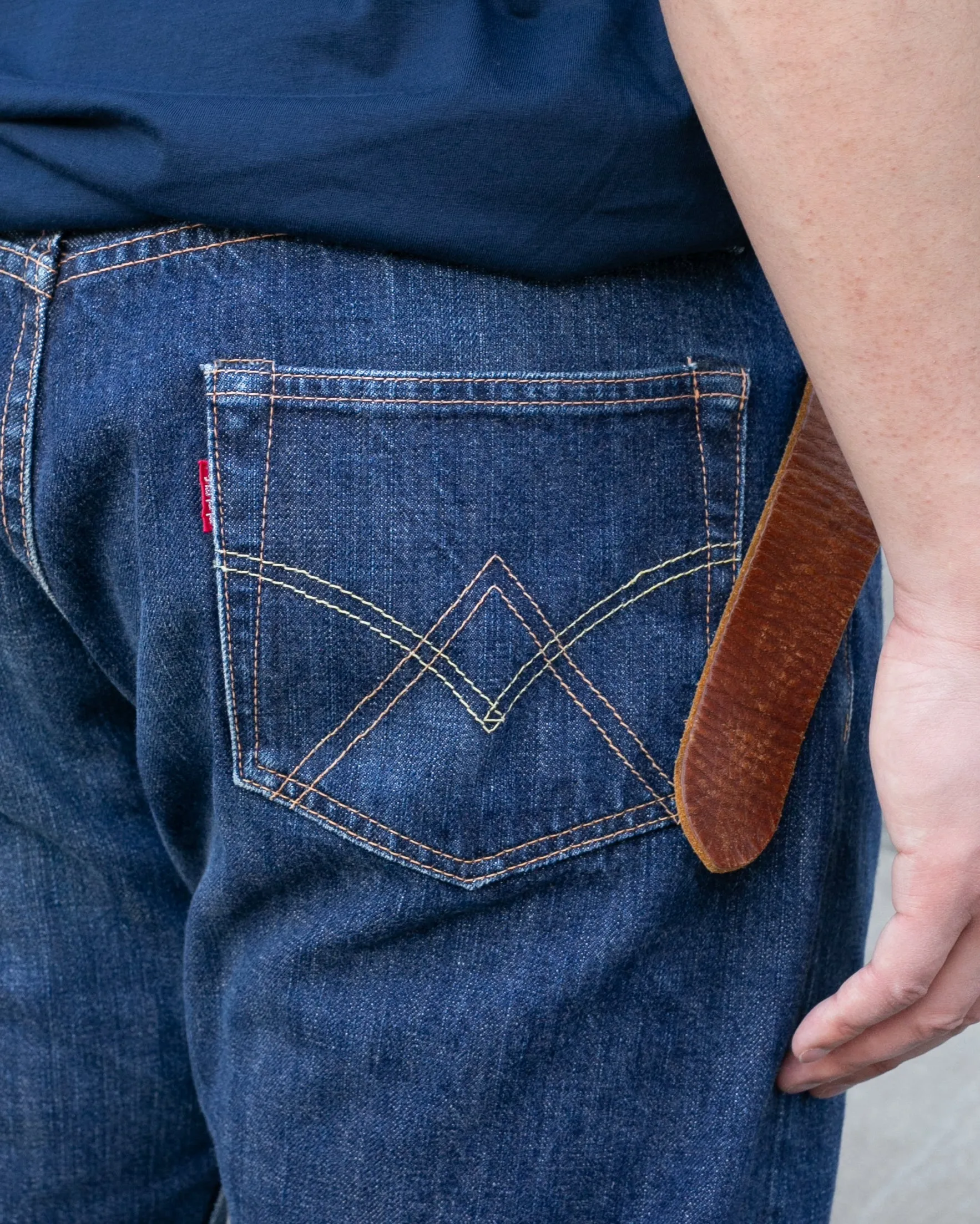 Japanese Repro Selvedge Denim Jeans, Jett Brand - 34" x 33.5" sold by Kiriko product image thumbnail 4