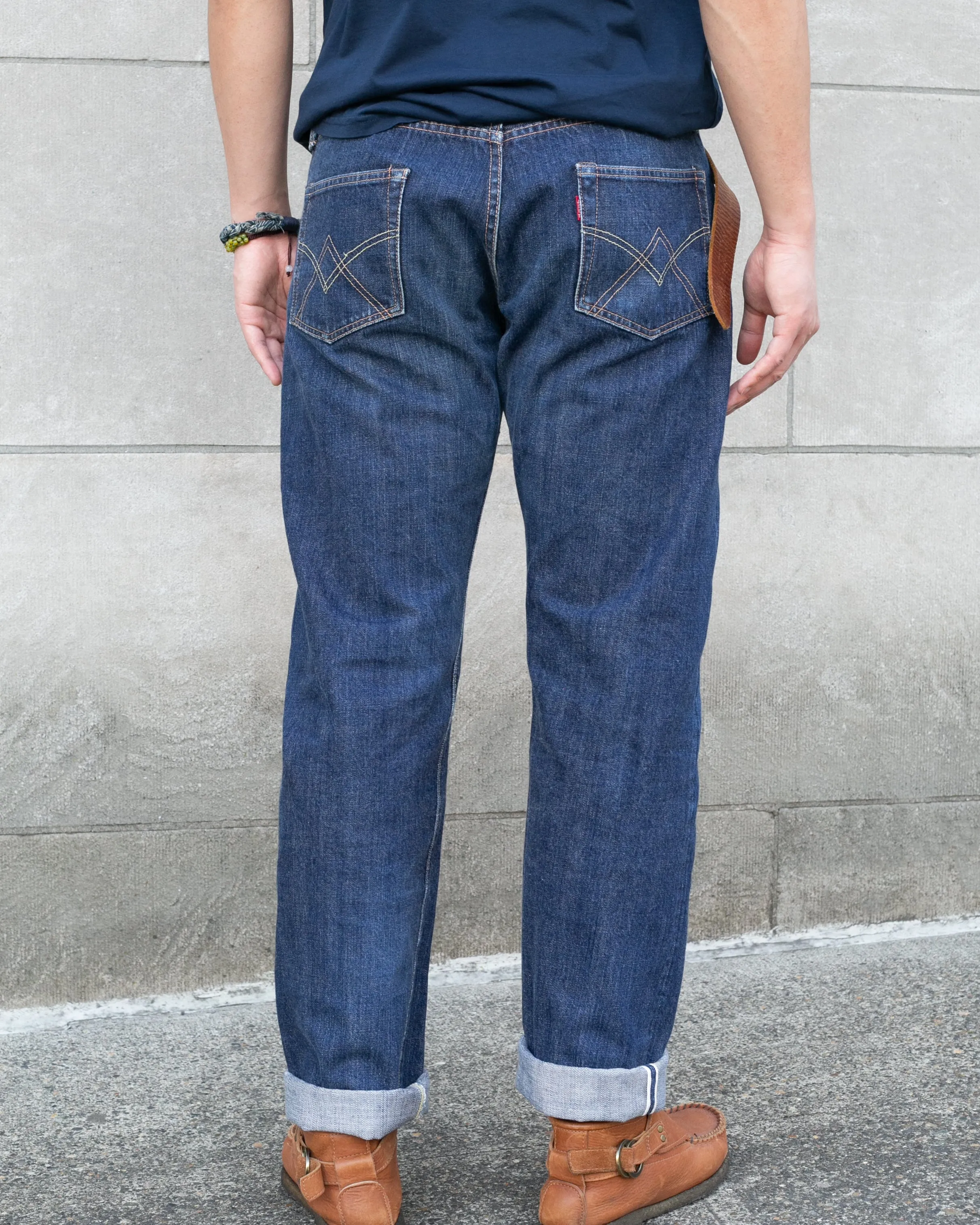 Japanese Repro Selvedge Denim Jeans, Jett Brand - 34" x 33.5" sold by Kiriko product image thumbnail 3
