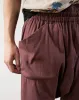 Wa-Modern Momohiki Drawstring Pants- Dark Mauve sold by Kiriko