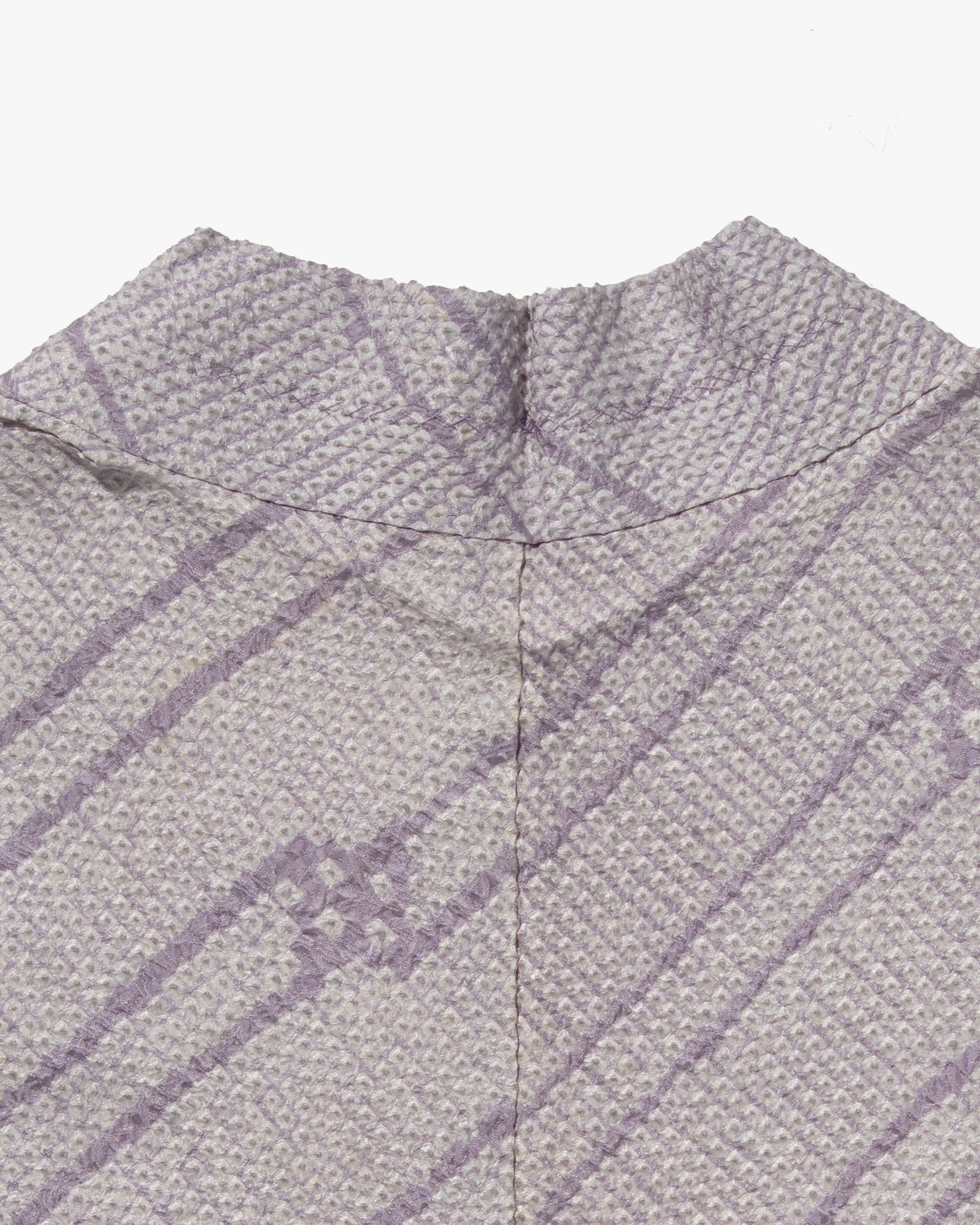 Vintage Haori Jacket, Full Shibori, Lavender Abstract Lines sold by Kiriko product image thumbnail 5