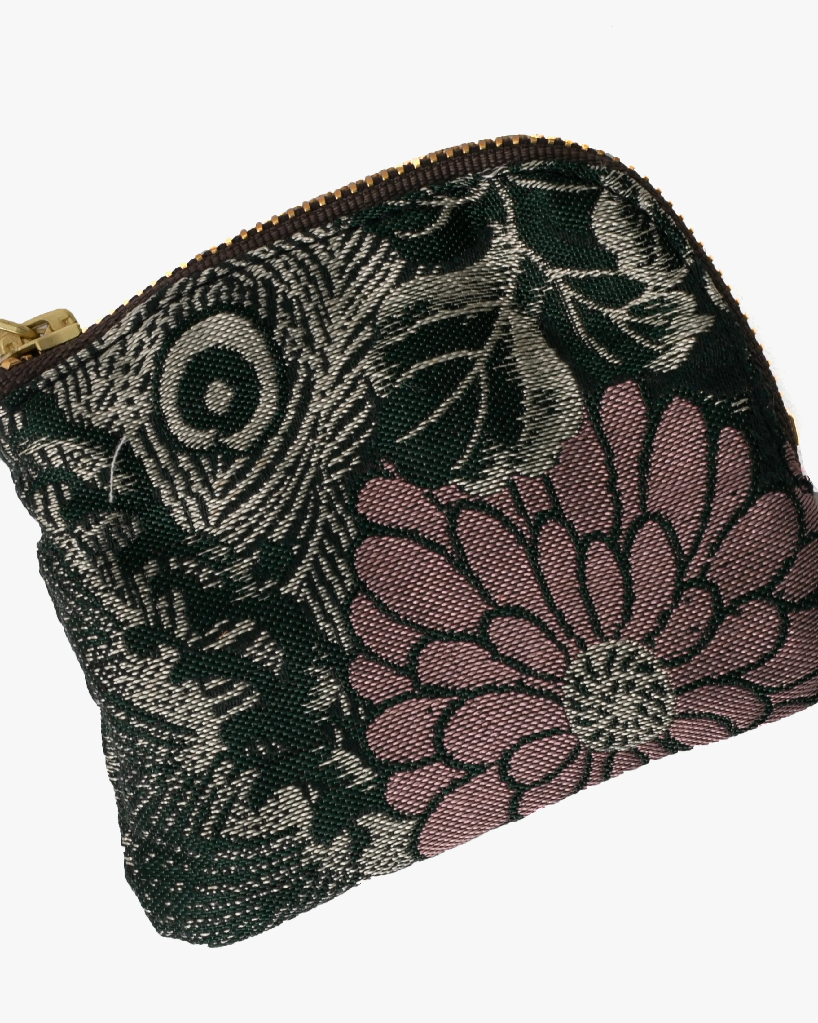 Kiriko Original Zipper Wallet, Obi Olive Green and Silver-A sold by Kiriko product image thumbnail 2