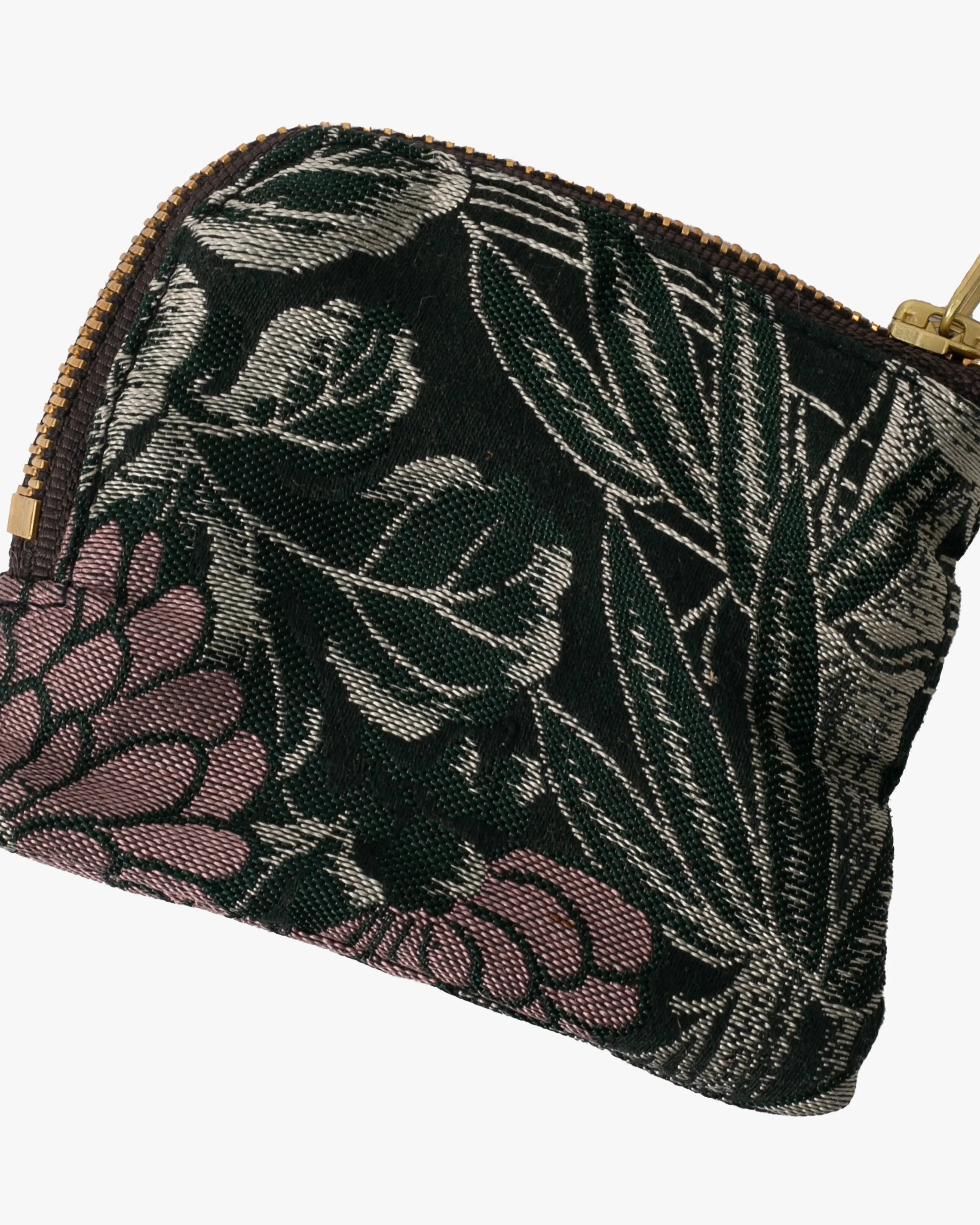 Kiriko Original Zipper Wallet, Obi Olive Green and Silver-A sold by Kiriko product image thumbnail 4