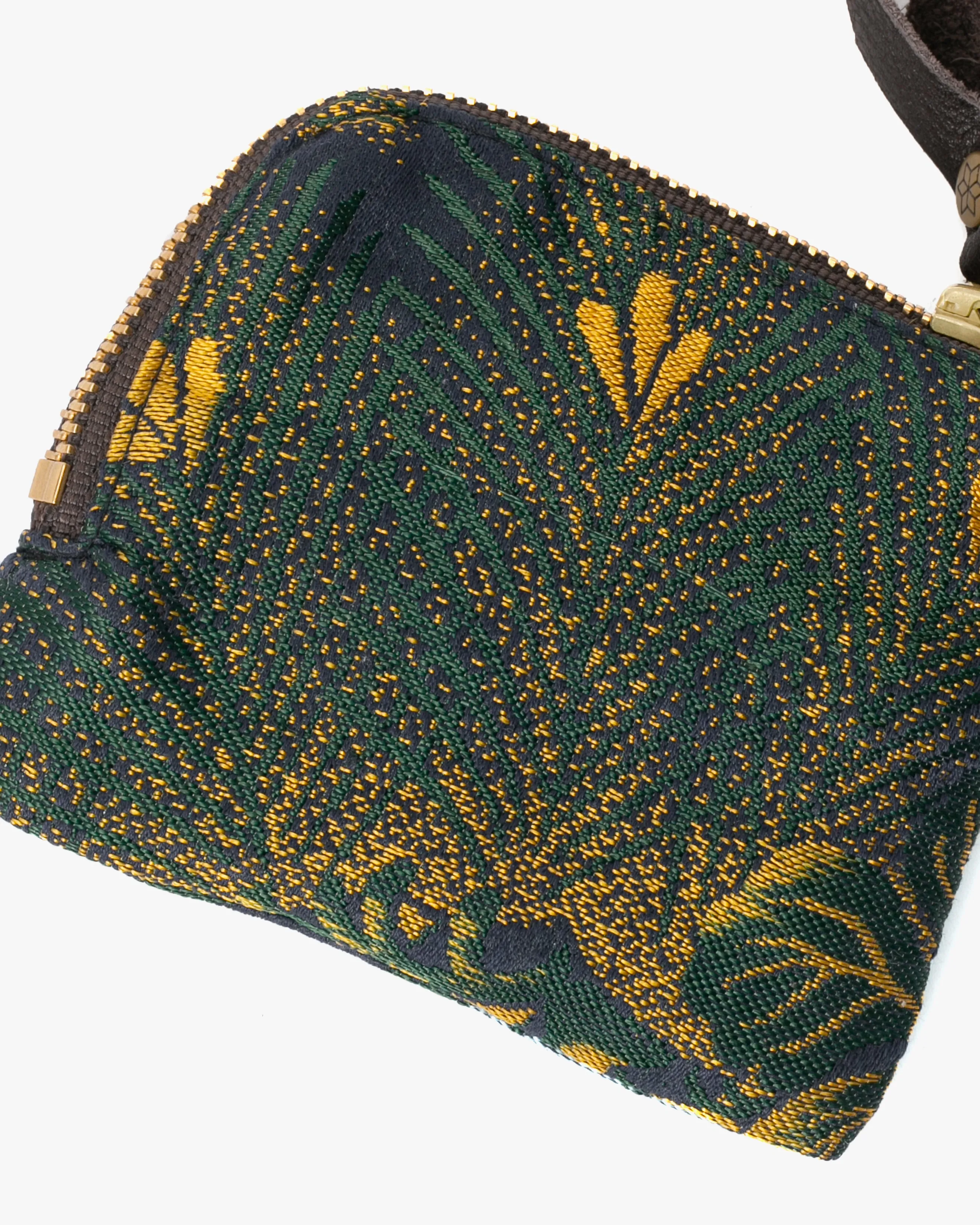 Kiriko Original Zipper Wallet, Obi Navy Blue and Gold - B sold by Kiriko product image thumbnail 4