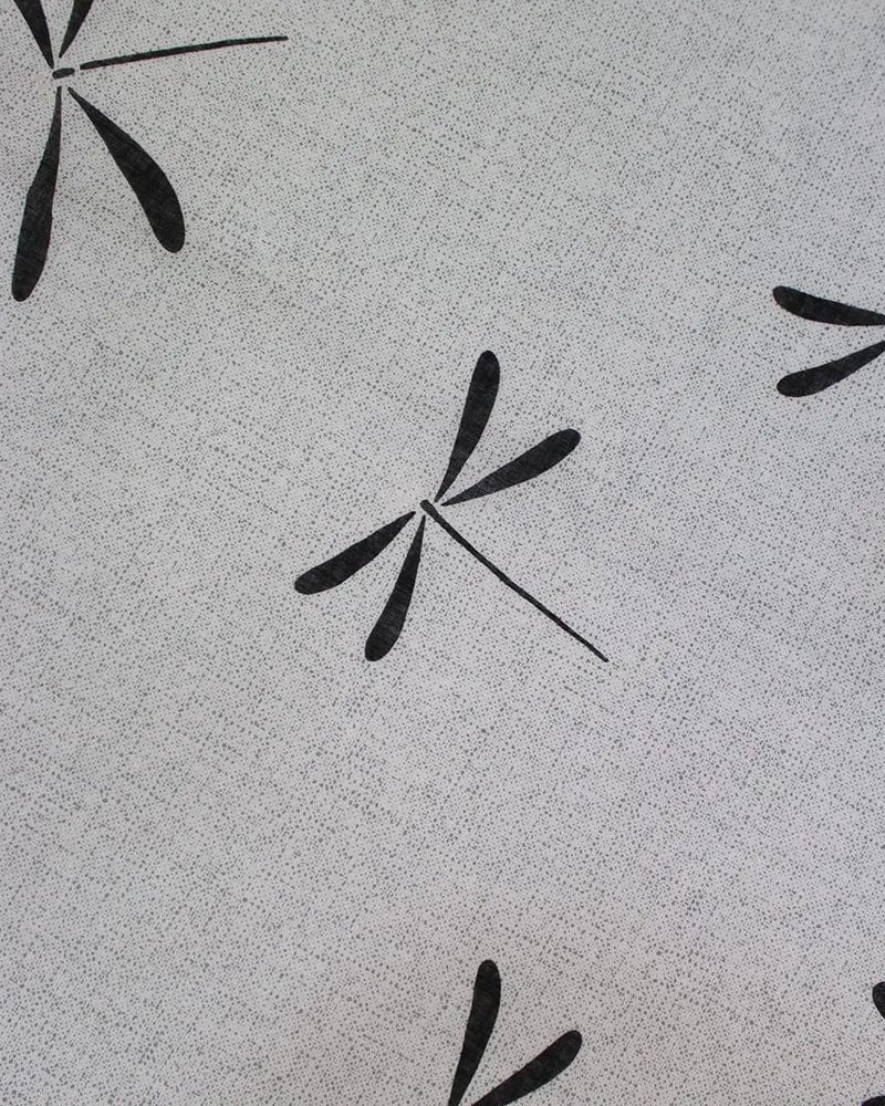 Japanese Handkerchief, Classic, Black & Charcoal Tonbo sold by Kiriko product image thumbnail 3