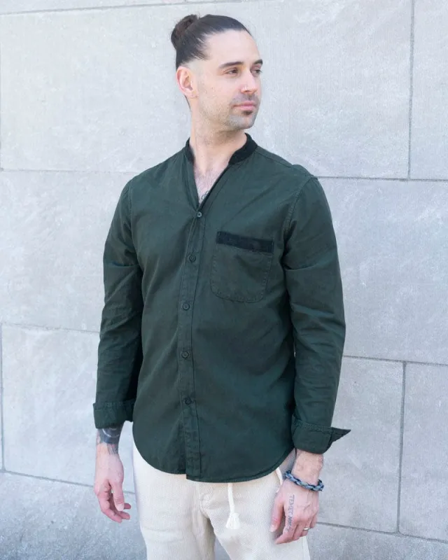 Kiriko Original Shirt, Long Sleeve Button-Up, Mandarin Collar, Aimirucha, Kumogakure sold by Kiriko