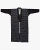 Vintage Noragi Robe, Long Indigo Dot sold by Kiriko