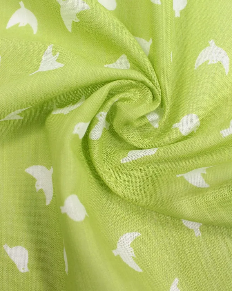 Japanese Handkerchief, Classic, Hannari, Hiwa-Iro sold by Kiriko product image thumbnail 5