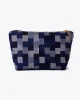 Kiriko Original Stand-Up Pouch, Shades of Blue Patchwork sold by Kiriko