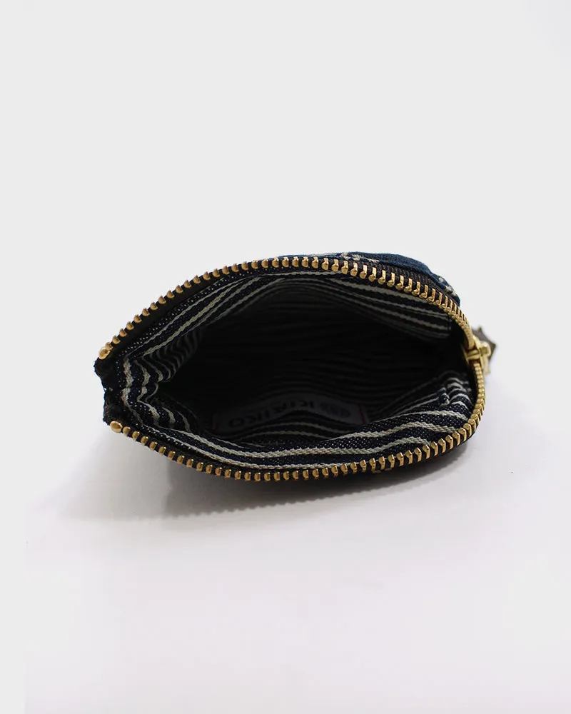 Kiriko Original, Zipper Wallet, Indigo Tonbo with Red sold by Kiriko product image thumbnail 3