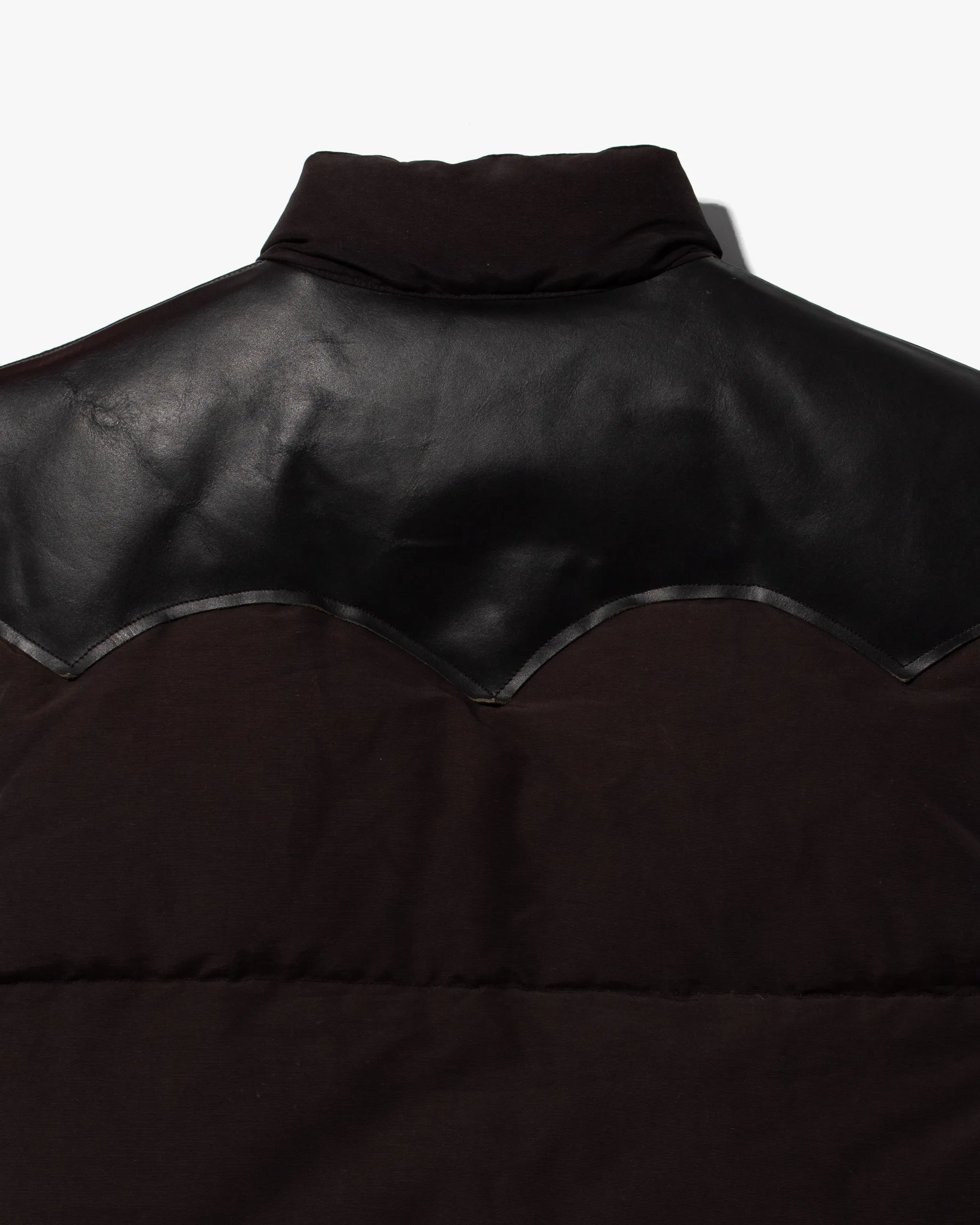 Japanese Repro Vest, Sugar Cane Brand, Faded Black Leather - L sold by Kiriko product image thumbnail 4