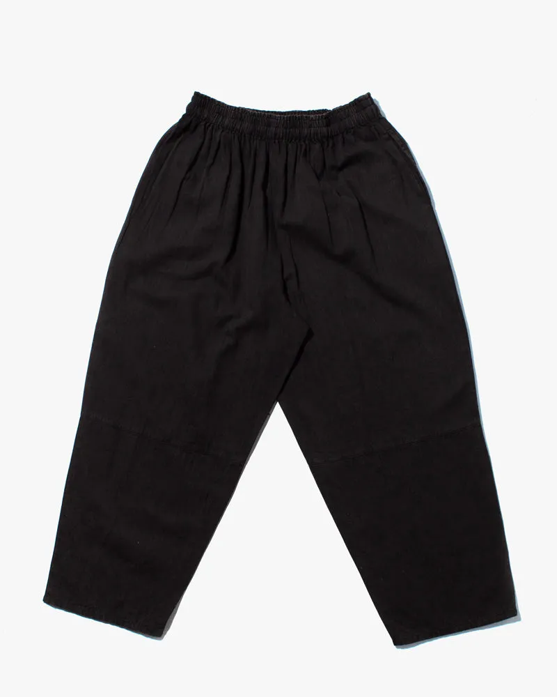Wa-Modern Herringbone Drawstring Pants- Black sold by Kiriko product image thumbnail 2