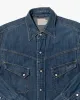 Japanese Repro Denim Western Shirt, Levi's Brand, Long Sleeve Button-Up - 36 sold by Kiriko