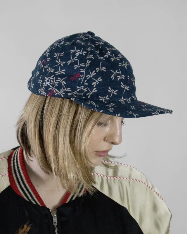 Kiriko Original Cap, 6-Panel, Indigo Tonbo with Red sold by Kiriko