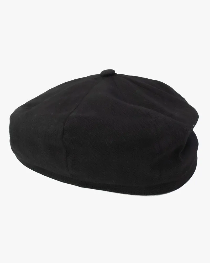Newsboy Cap, Brixton, Brood, Black Herringbone sold by Kiriko product image thumbnail 2