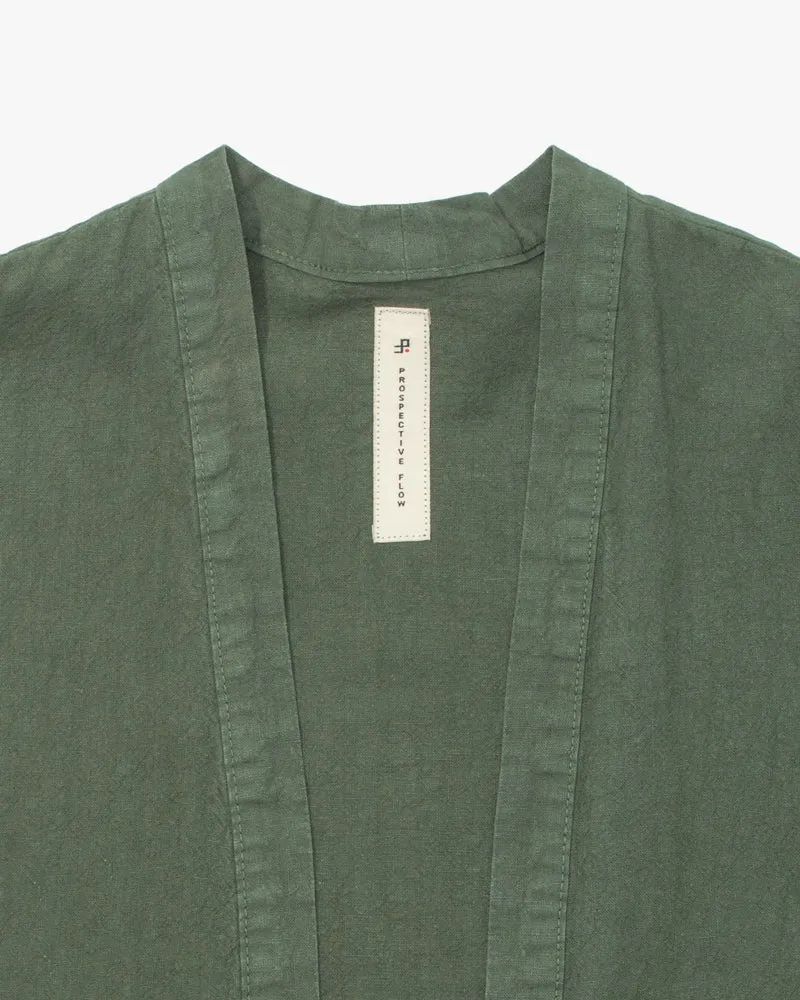 Prospective Flow Jacket, Haori, Military Green sold by Kiriko product image thumbnail 2
