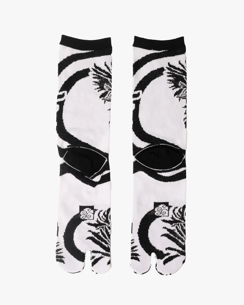 Wa Modern, Tabi Socks, Crew, Wa-Mode White (M/L) sold by Kiriko product image thumbnail 3