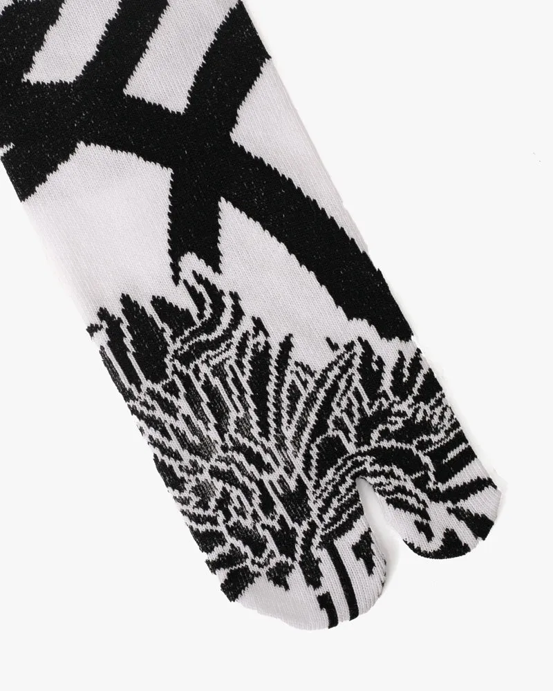 Wa Modern, Tabi Socks, Crew, Wa-Mode White (M/L) sold by Kiriko product image thumbnail 4