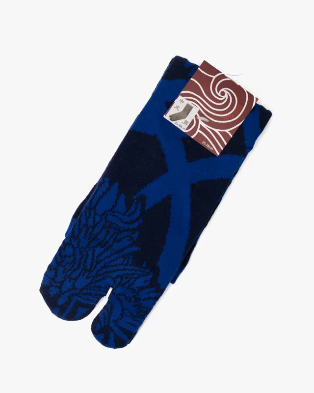 Wa Modern, Tabi Socks, Crew, Wa-Mode Blue (M/L) sold by Kiriko