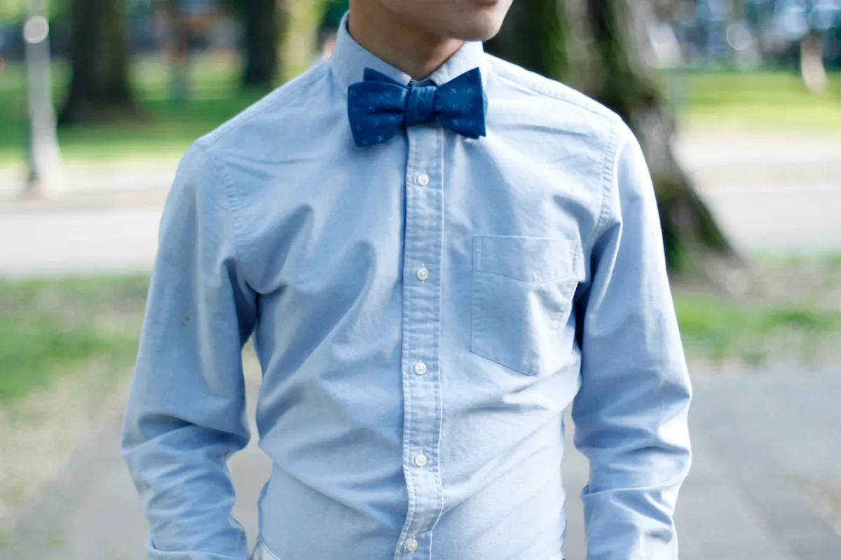 Bow Tie Red Kagasuri sold by Kiriko product image thumbnail 3
