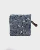 Kiriko Original, Flat Zipper Pouch, Small, Indigo Nami sold by Kiriko
