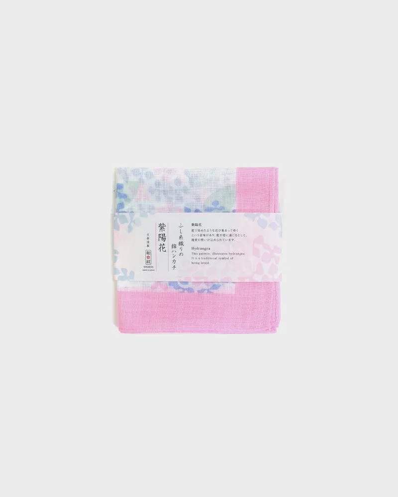 Japanese Handkerchief, Classic, Fushiito, Hydrangea sold by Kiriko product image thumbnail 2