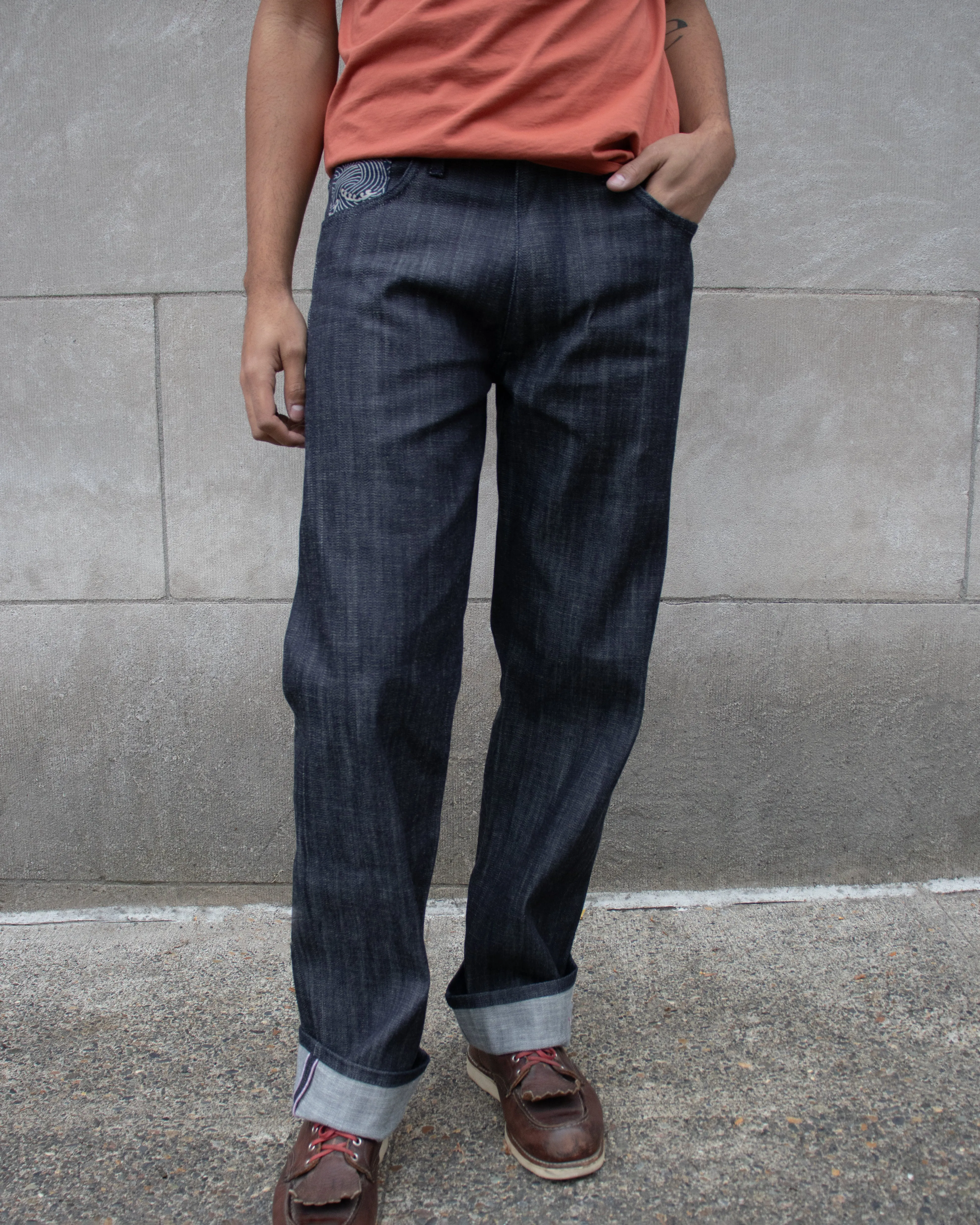 Kiriko Original Easy Fit Denim, US Made 11 oz. Lightweight Broken Twill - Raw sold by Kiriko