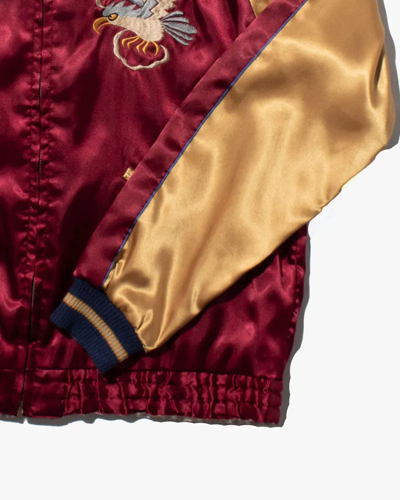 Japanese Repro Souvenir Jacket, Reversible, Toyo Enterprise, Red and Gold Eagle - M sold by Kiriko product image thumbnail 3