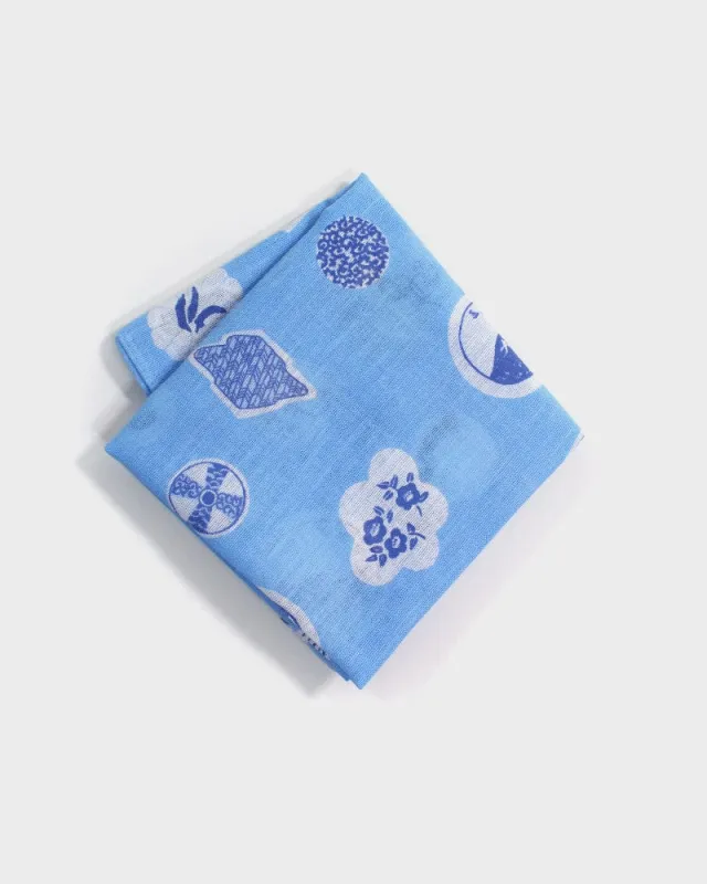 Japanese Handkerchief, Classic, Yoko Matsumoto, Mame Zara sold by Kiriko