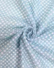 Japanese Handkerchief, Classic, Kyoto Blue, Light Blue Ichimatsu sold by Kiriko