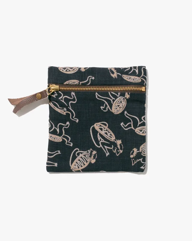 Kiriko Original Flat Zipper Pouch, Small, Kappa sold by Kiriko