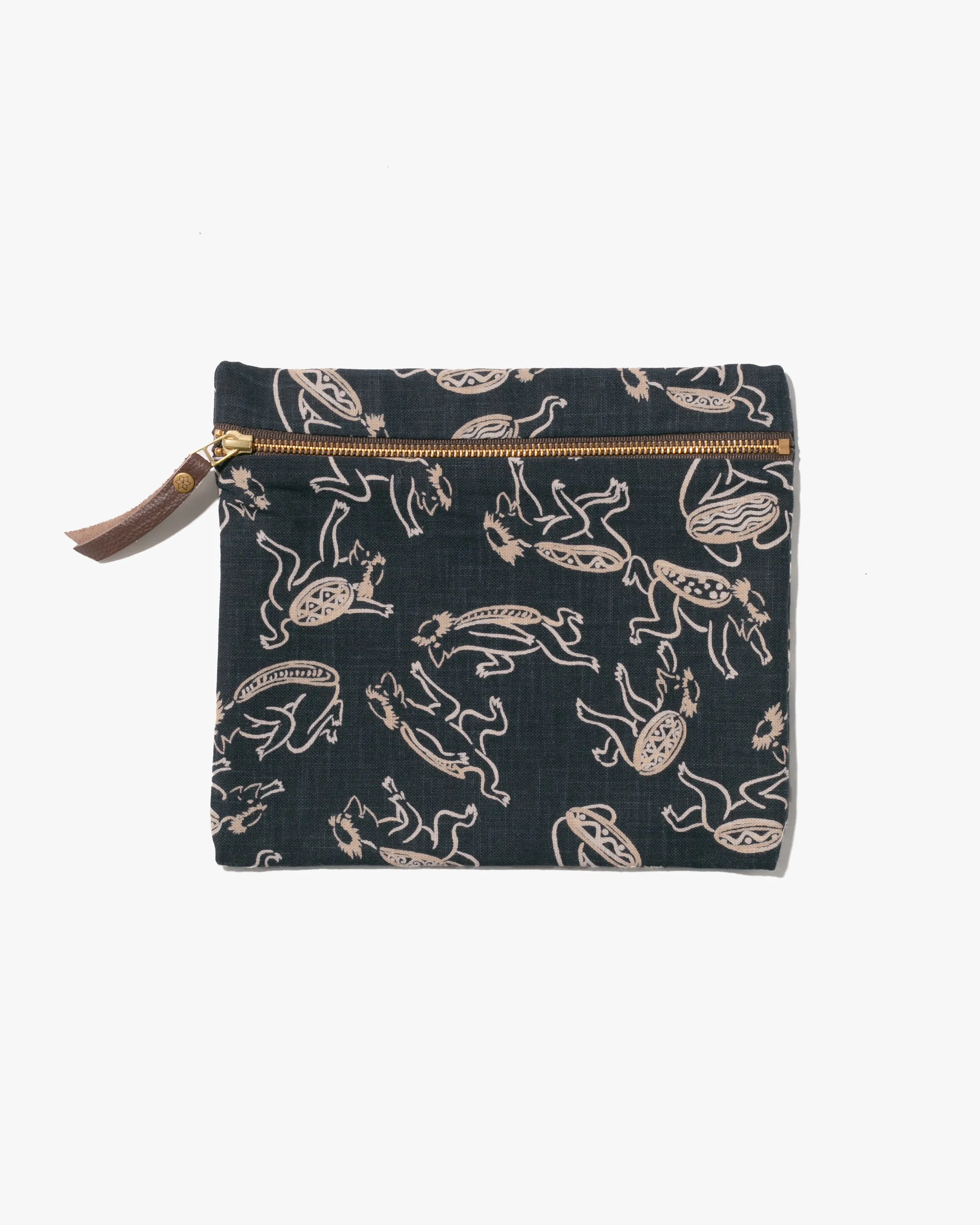 Kiriko Original Flat Zipper Pouch, Medium, Kappa sold by Kiriko