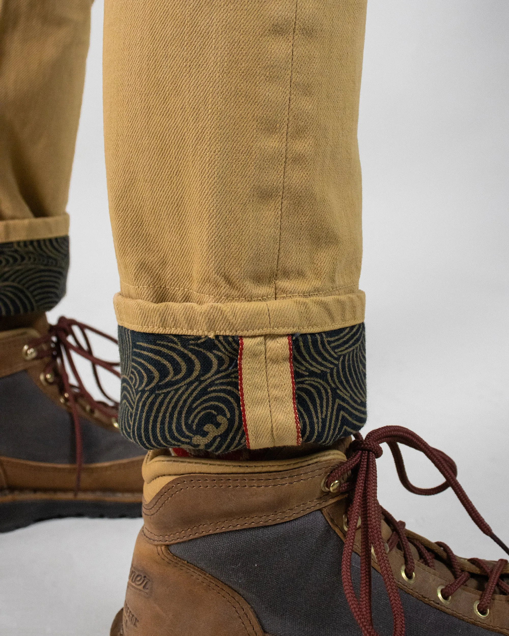 Kiriko Original Denim Jeans, US Made Custom Dyed Premium Selvedge, Ochiba-Iro, Nami sold by Kiriko product image thumbnail 3