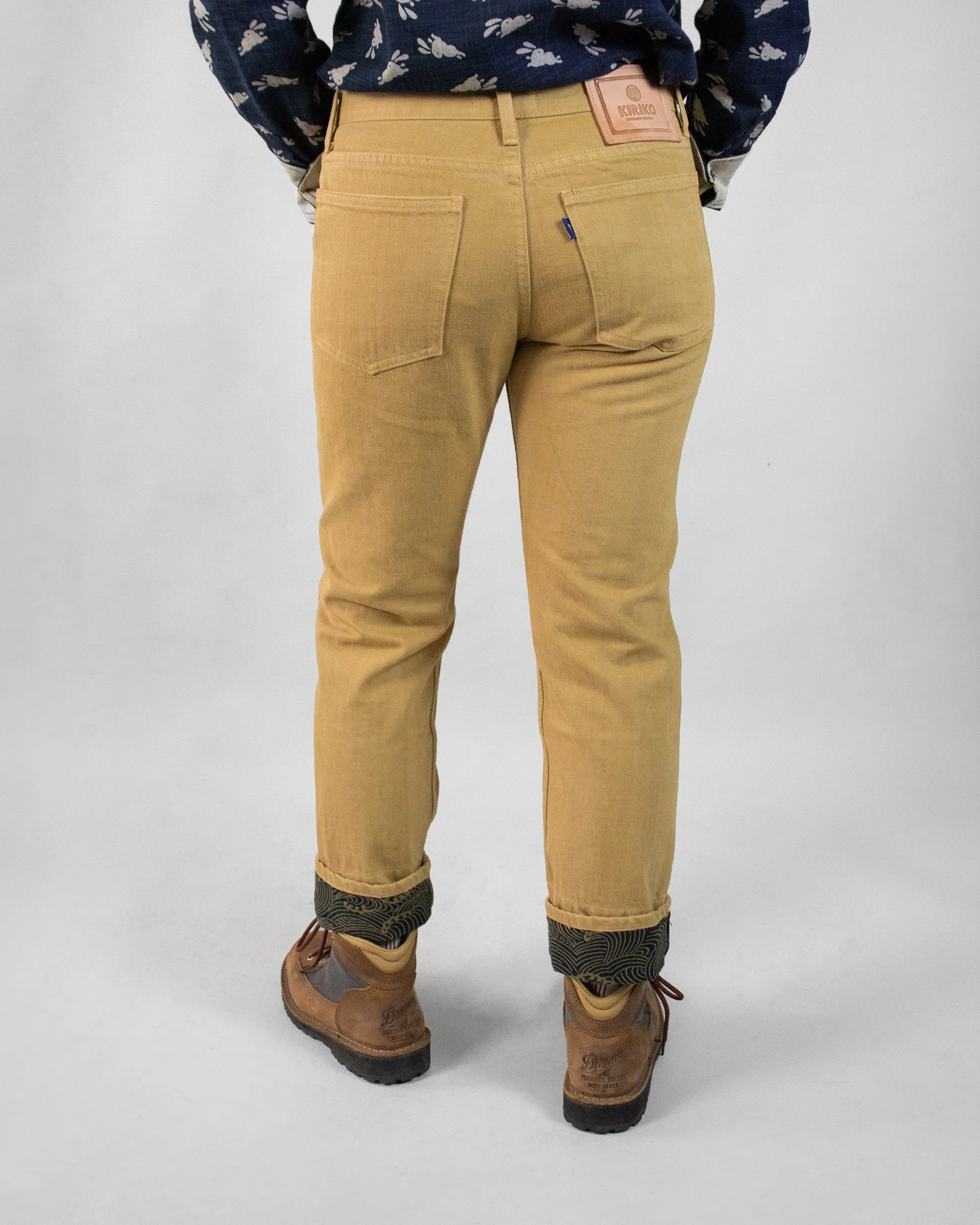 Kiriko Original Denim Jeans, US Made Custom Dyed Premium Selvedge, Ochiba-Iro, Nami sold by Kiriko product image thumbnail 2