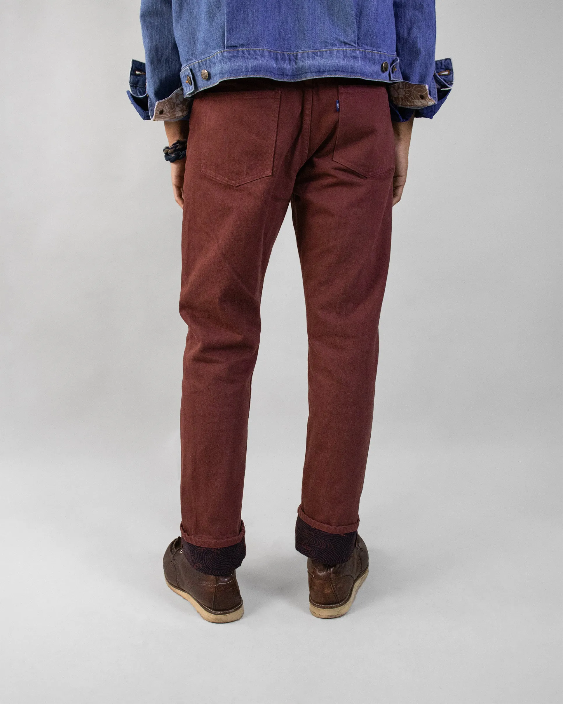 Kiriko Original Denim Jeans, US Made Custom Dyed Premium Selvedge, Kuwazome-Iro, Nami sold by Kiriko product image thumbnail 2