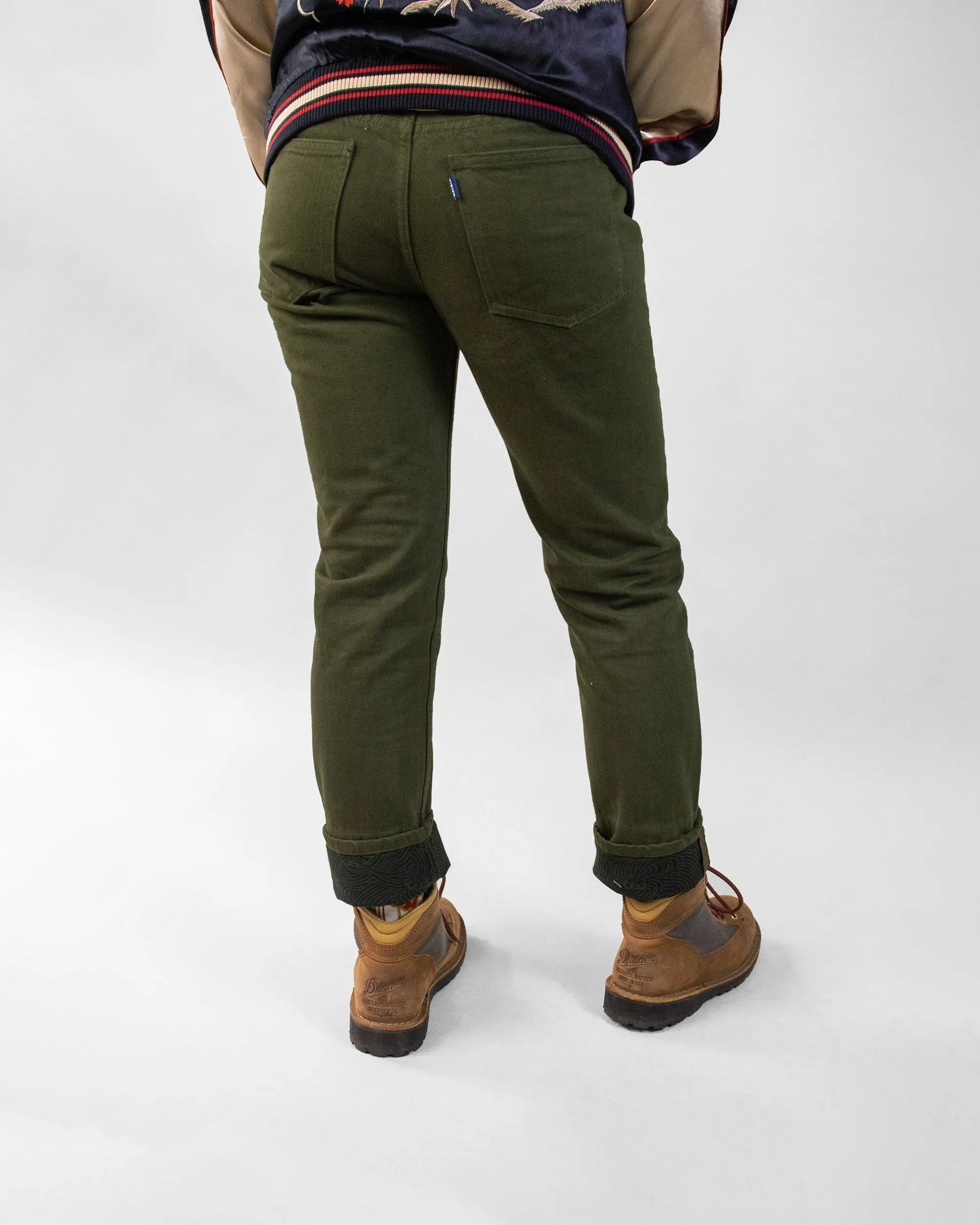 Kiriko Original Denim Jeans, US Made Custom Dyed Premium Selvedge, Aimiru-cha, Nami sold by Kiriko product image thumbnail 2