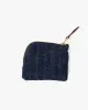Kiriko Original Zipper Wallet, Dotted Indigo Asanoha and Shima sold by Kiriko