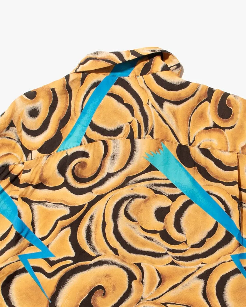 Japanese Repro Shirt, Aloha Long Sleeve, Pherrow's Brand, Wind and Lightning - L sold by Kiriko product image thumbnail 3