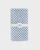 Japanese Handkerchief, Classic, Kyoto Blue, White with Blue Uroko sold by Kiriko