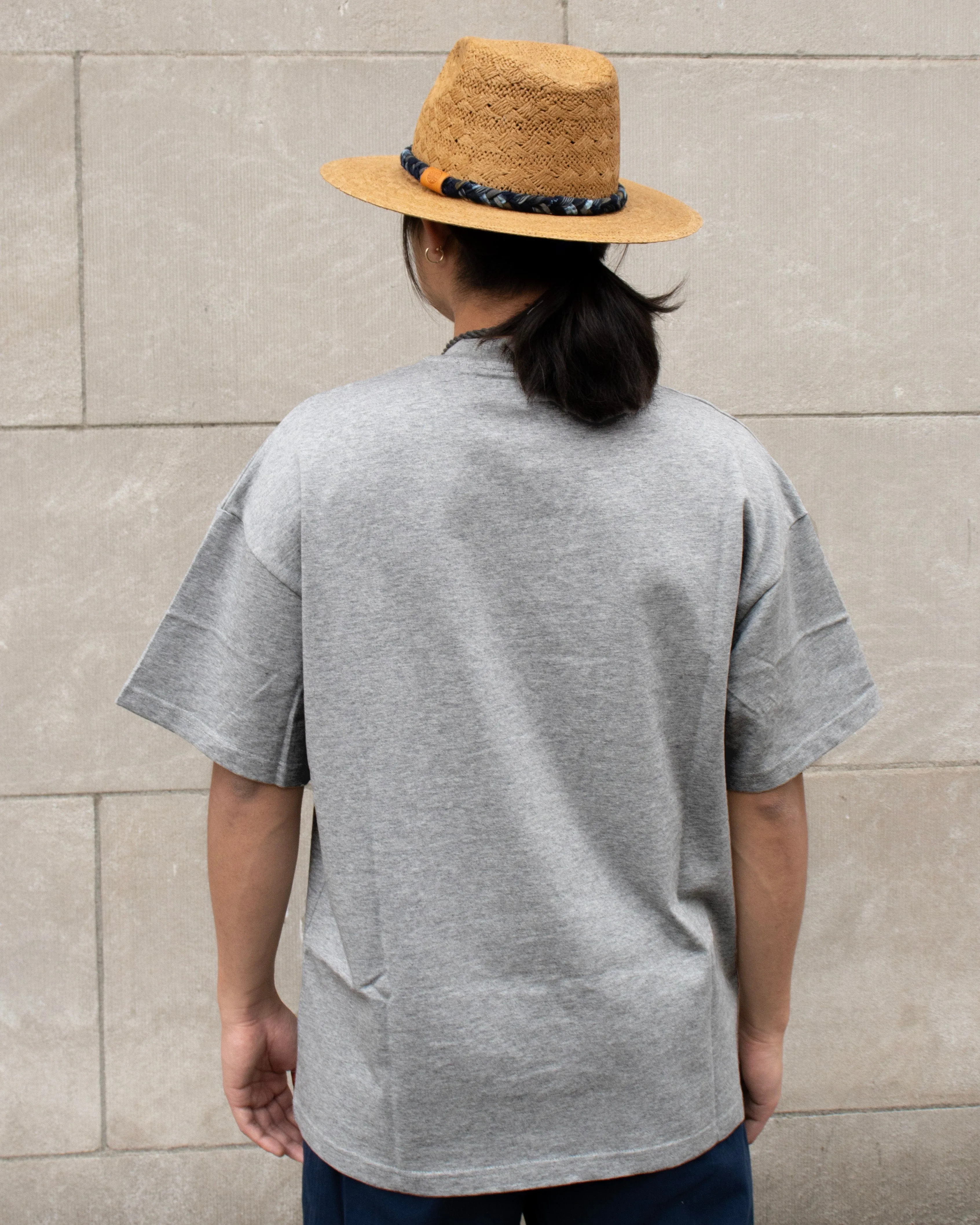 Kiriko Original Oversized Tee, 8oz Cotton, Gray with Black Embroidery sold by Kiriko product image thumbnail 3