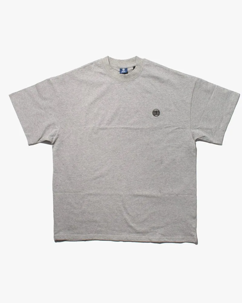 Kiriko Original Oversized Tee, 8oz Cotton, Gray with Black Embroidery sold by Kiriko product image thumbnail 5