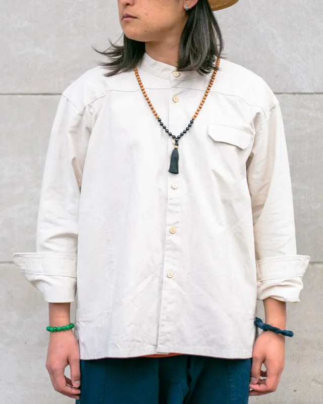 Ennichi Shirt, Yama, White sold by Kiriko